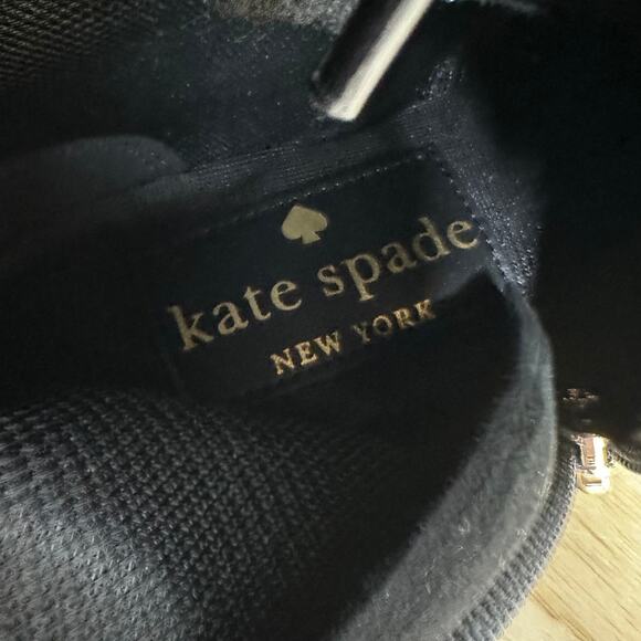 Kate Spade NWOB Raegan Shearling Lug Sole Lace Up Black Suede Boots Size 5B - Picture 9 of 9